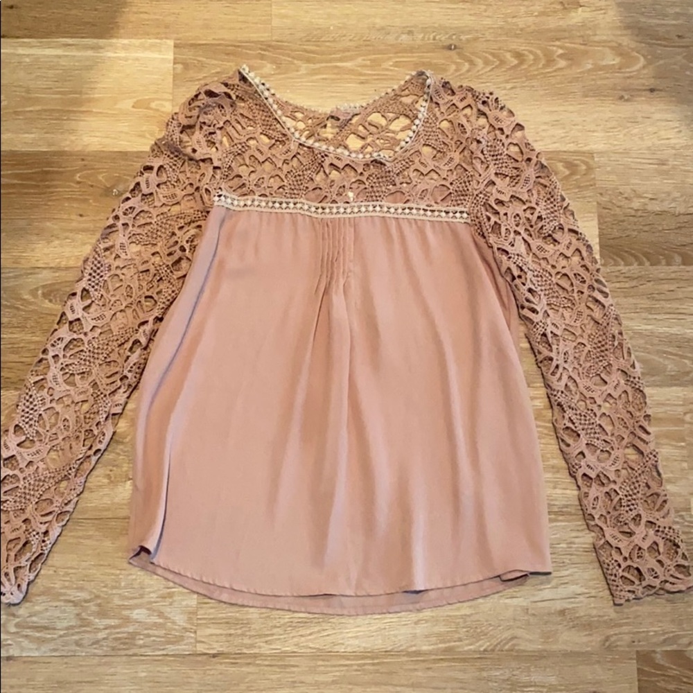 Lace Detailed Top
